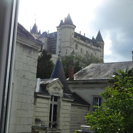Vue Sur Chateau Et Loire Saumur Exteriér fotografie