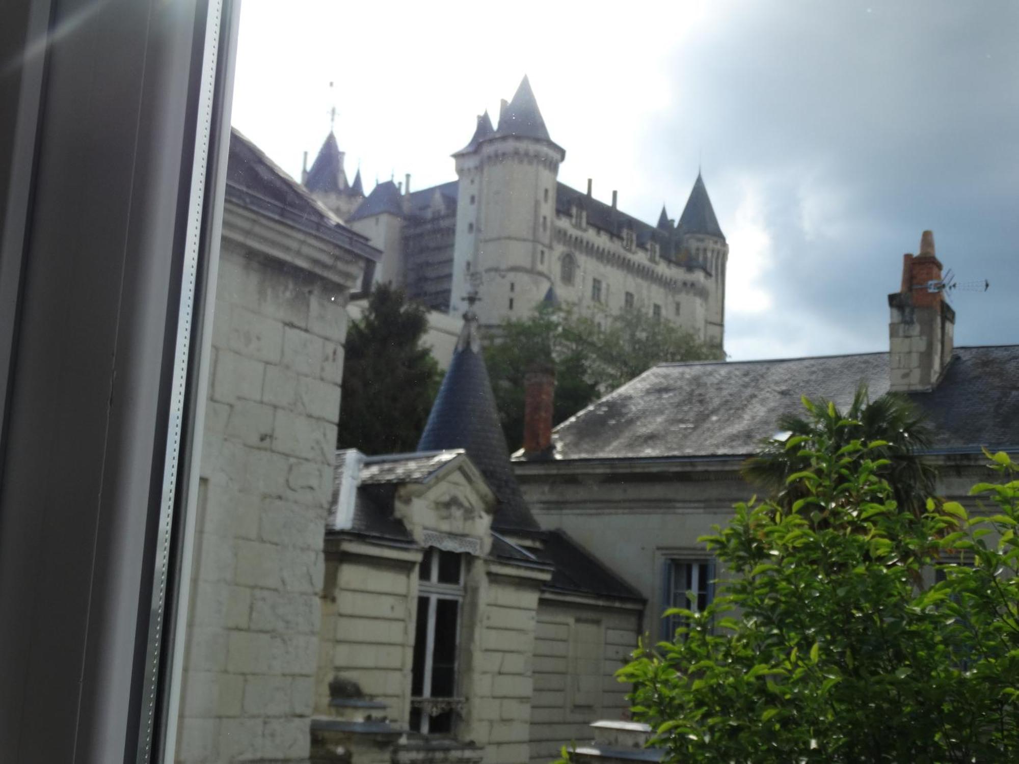 Vue Sur Chateau Et Loire Saumur Exteriér fotografie